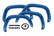 Sport Fender Flares | 8W7 Blue Crush | Toyota Tacoma 2WD/4WD (2016-2023)
