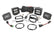 LED Light Kit | Fog Mount | 2" Black Pair | Jeep Wrangler JK/Wrangler Unlimited (10-18)